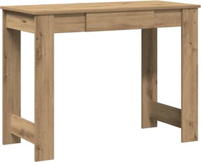 vidaXL Birou, stejar artizanal, 100x45x75 cm, lemn prelucrat