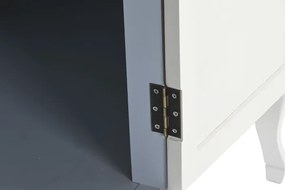 Vitrina, bleu, din lemn de paulownia, Charme
