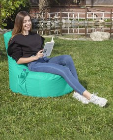 Fotoliu puf pentru grădină EVA Sport - Turquoise