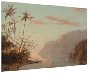 Tablou - Camille Pissarro, A creek in st. Thomas (Virgin Islands), reproducere (90x60 cm)