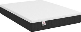 HOMCOM Saltea 140 x 190 cm, grosime 25 cm, spumă cu memorie, arcuri individuale 7 zone, fermitate medie | Aosom Romania