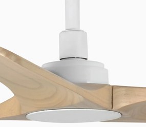 Ventilator de tavan cu telecomanda HEYWOOD S alb/lemn artar