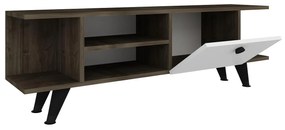 Masă TV/Dulap Napiku (Nuc + alb) . 1095121