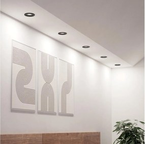 Eglo 902266 - Set 5x spoturi LED încastrate BARRANCO LED/4,8W/230V negru