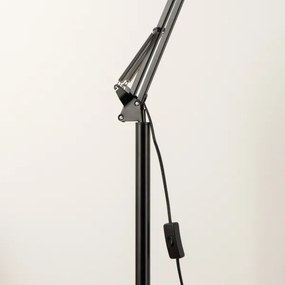 Brilagi - Lampă de podea flexibilă TASKER 1xE27/60W/230V, 184 cm, neagră