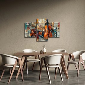 Tablou - Instrumente muzicale (90x60 cm)