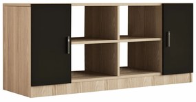 Dulap Vincent 6 (stejar + negru). 1072634