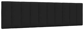 vidaXL Pernă pentru tăblie de pat, negru, 180 cm, material textil
