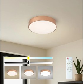 Brilagi - Lampă LED dimabilă de tavan POOL LED/36W/230V Ø 30 cm finisaj bronz + telecomandă