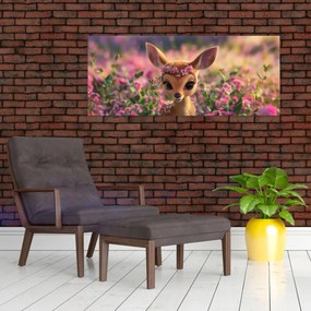 Tablou - Căprioară Drăgălașă (120x50 cm)