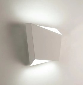 Aplica perete lumina ambientala ASIMETRIC alb