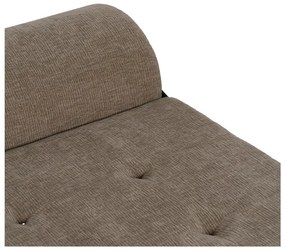 Fotoliu bej extensibil cu tapițerie din chenille – Ixia