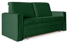 Canapea verde-închis extensibilă 168 cm Lucky Lucy – Miuform