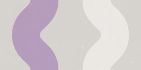 Fototapet, Wobbly, Lilac, Rebel Walls