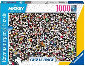 PUZZLE PROVOCARE MICKEY SI PRIETENII, 1000 PIESE - RAVENSBURGER (RVSPA16744)