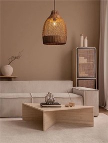 Lustra/Pendul ratan design natural SOLITA maro