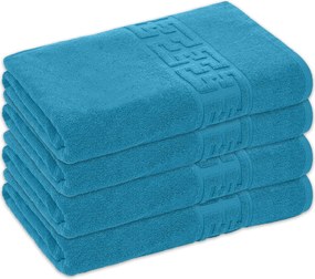 Set 4 Prosoape Baie Bumbac 100%, 550g/m², Greek