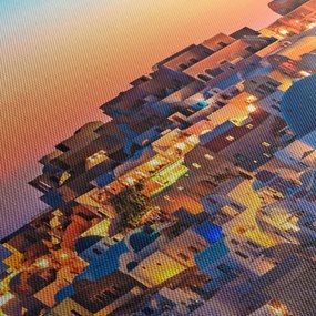 Tablou - Santorini în amurg (90x60 cm)