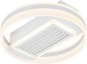Osram - Plafonieră cu ventilator LED dimmabilă LED/55W/230V alb+telecomandă
