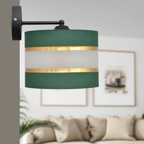 Lampă de perete HELEN 1xE27/15W/230V verde/auriu