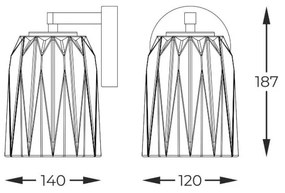 Aplica de perete moderna Tazza