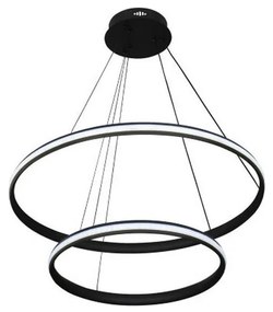 Lustră LED reglabilă suspendată pe cablu, 90W/230V, 3000-6500K, Ø 60 cm, cu telecomandă