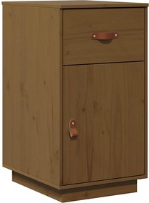 vidaXL Birou, maro miere, 40x50x75 cm, lemn masiv de pin