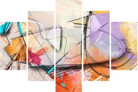 Tablou - Abstract, pasăre (150x105 cm)