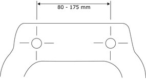 Capac WC 38 x 45 cm Easy-Close (cu închidere automată) Droplets – Wenko