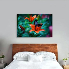 Tablou Canvas - Orange lilies 40 x 65 cm