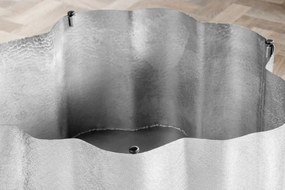 Masuta design unicat Organic Orient 70cm argintiu