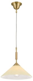 Lustra, Pendul realizat manual ARTDESIGN 30cm, alama mat/ champagne