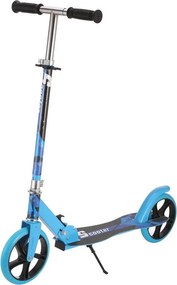Trotineta copii si adolescenti NOVOKIDS™ Storm EVO PRO, Maxim 100 kg, Functie Super Brake, Maner reglabil pe inaltime, Diametru roata 200 mm, Albastru