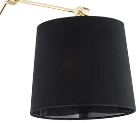 Lampă de perete ZAKYNTOS PLUS 1xE27/15W/230V neagră/aurie Argon 4898