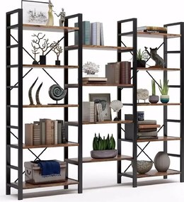Biblioteca , stil industrial seria A-627,180x27x170 cm ,PL255