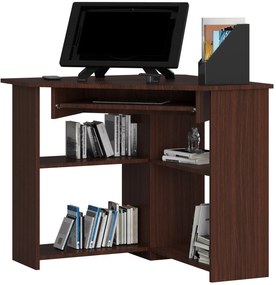 Masă PC de colț Titus (wenge). 1068780