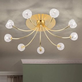 Lustra aplicata design modern de lux Maderno 9L aurie