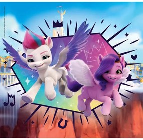 Micul meu ponei Doodles Puzzle Clementoni 3x48 piese