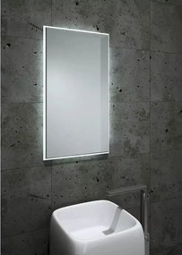 Oglinda reversibila dreptunghiulara LED Dubiel Vitrum Fractal 45x80 cm