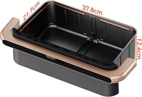 La mâna a doua: Friteuza cu aer cald Cosori Dual Blaze TwinFry CAF-TF101S, 10 L, 6 programe, 240°C, Timer, ThermoIQ, Negru