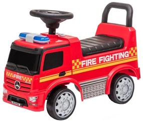 Bicicletă fără pedale Mercedes C-Class mașină de pompieri, roșu