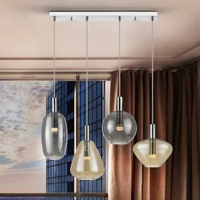 Lustra LED suspendata design modern Nara 4L