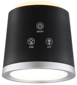 Globo 58454B - Lampă de birou LED tactilă reglabilă MEEYA LED/6W/3,7V negru