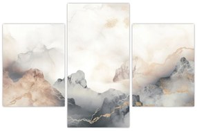 Tablou - Munte abstracție cu textura de marmură (90x60 cm)