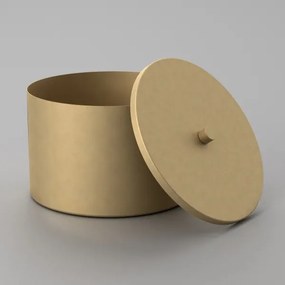 Cutie de metal pentru depozitare 12x17,5 cm auriu