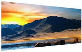 Tablou - Alimentarea cu energie electrică (120x50 cm)