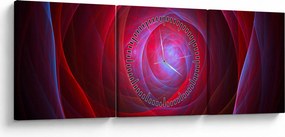 Tabloul abstract cu ochi (cu ceas) (90x30 cm)