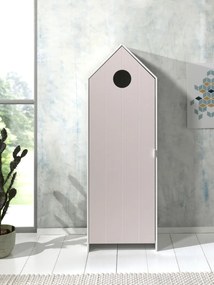 Dulap pentru Copii Căsuță, Roz, (MDF) – CASAMI – Vipack
