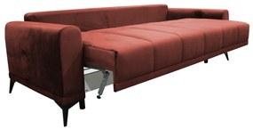 Canapea extensibilă, teracota, GRACE BIG SOFA
