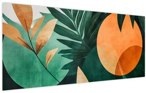 Tablou - Motive naturale geometrice (120x50 cm)